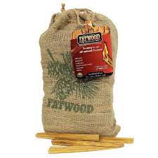 Fatwood Firestarter Burlap Bag, 4 Lb. image 0