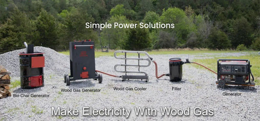 Off-Grid Home Wood Gasifier Generator Package image 0