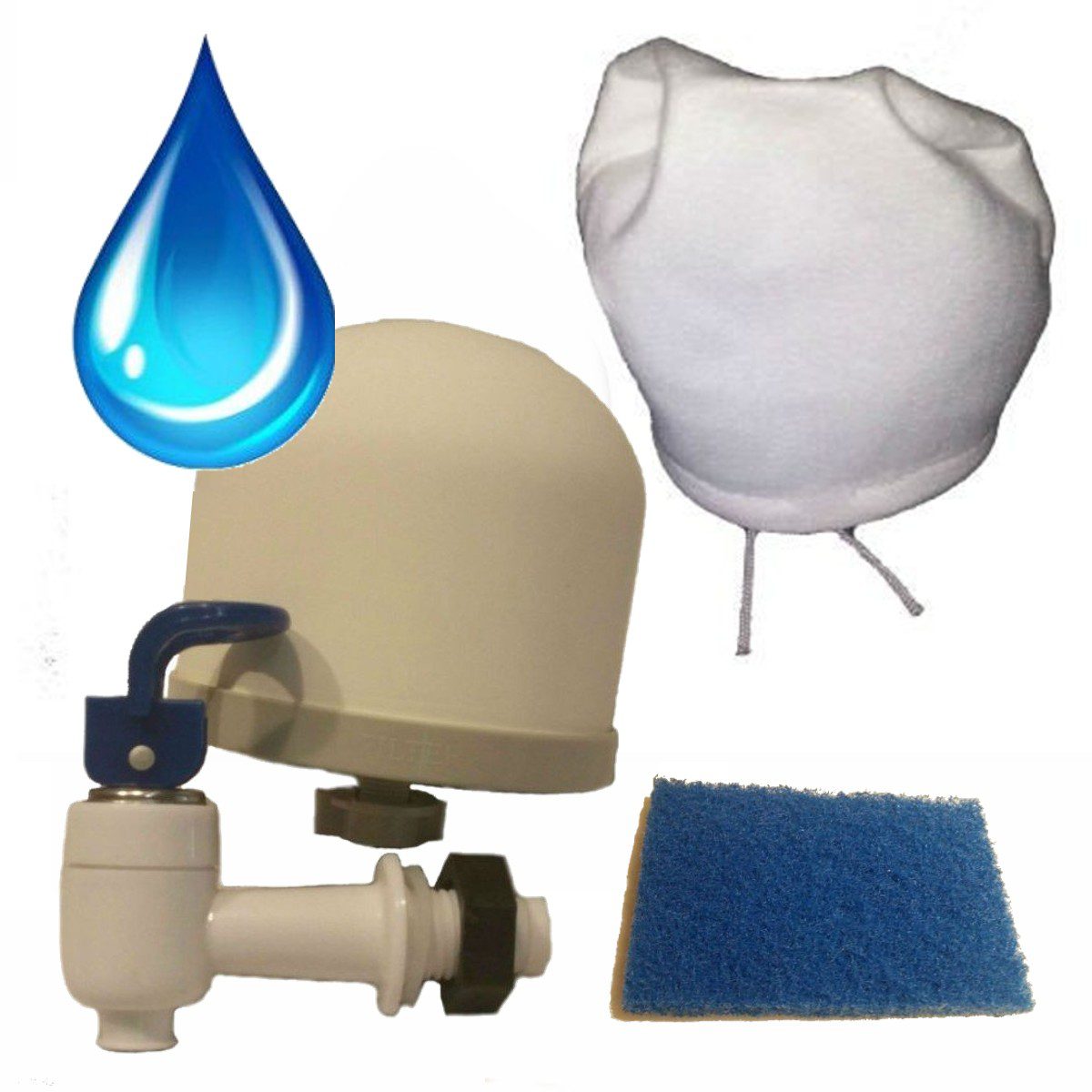 Ceramic Gravity Water Filter Kit - Ceramic Dome with Pre Filter image