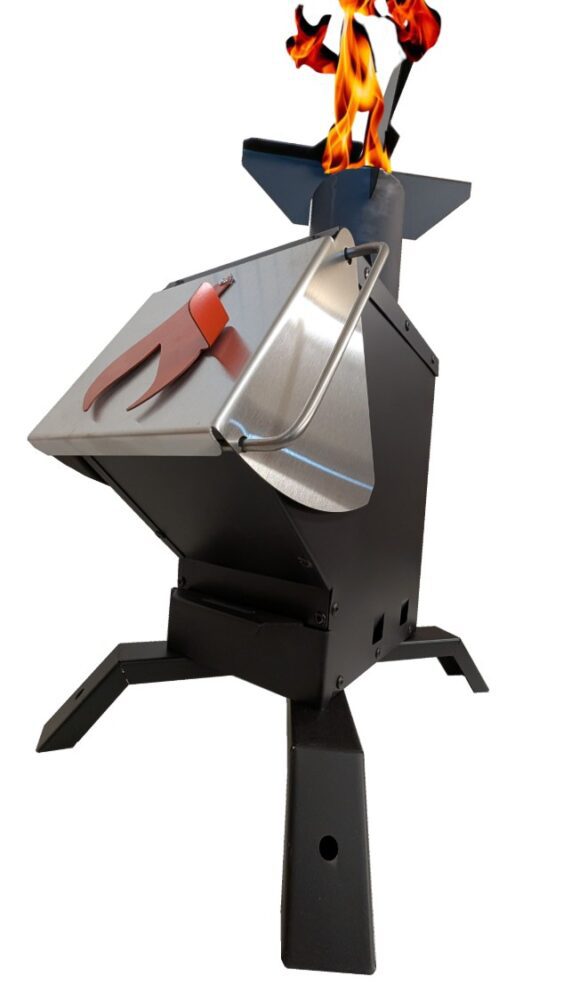 Bullet Proof 50 BMG Gasifier Rocket Stove Emergency Tent Heater image 0