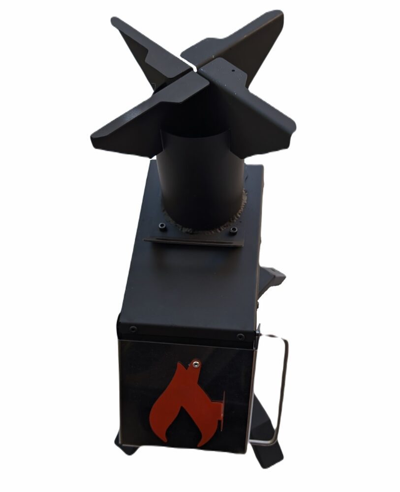 Bullet Proof 50 BMG Gasifier Rocket Stove Emergency Tent Heater image 9