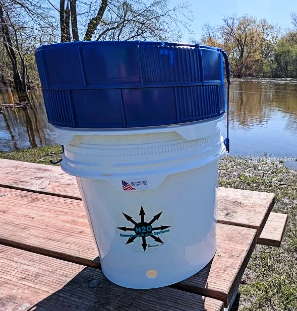 Gravity Well Nano Membrane Water Filter System for Fluoride and Radiation