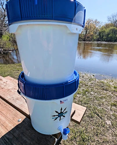 Gravity Well Nano Membrane Water Filter System for Fluoride and Radiation
