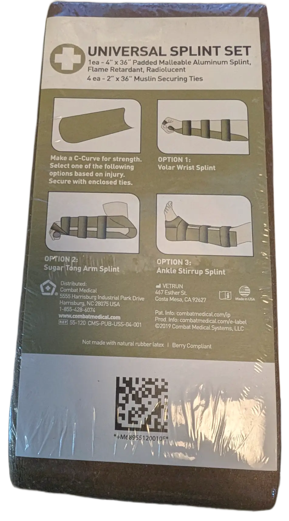 Combat Medical Universal Splint Set