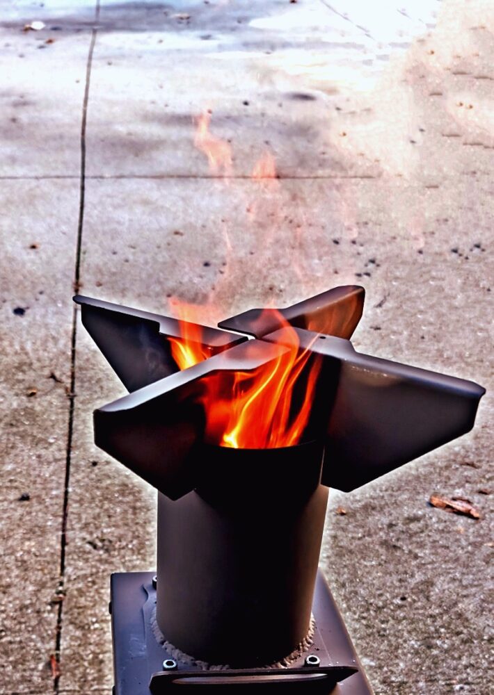 Bullet Proof 50 BMG Gasifier Rocket Stove Emergency Tent Heater image 6
