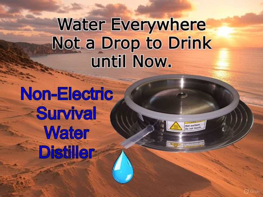 D-Stil Lite Emergency Non Electric Water Distiller Desalinator image 2