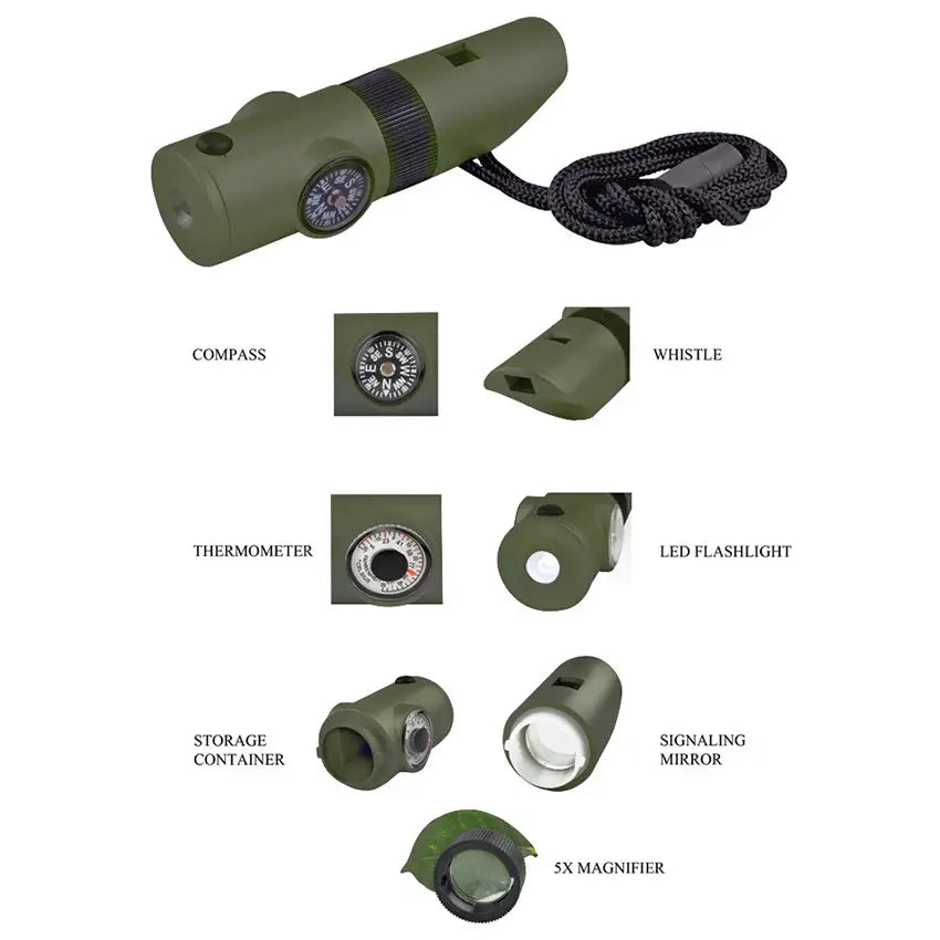 7 in 1 Emergency Whistle
