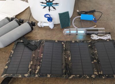 Gravity Well Ultra Water System uv light solar powered fast production making water