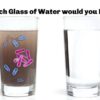 CT counter top water filter system water glass comparison