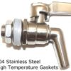 stainless steel dispenser faucet