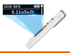 Nuclear radiation detector pen