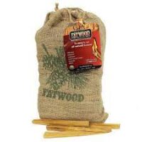 4 lb fatwood burlap bag