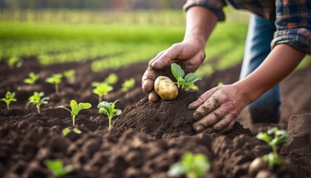 Planting for calories Garden potatoes planting
